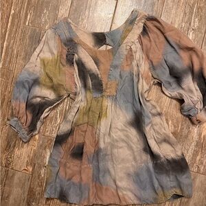 Seneca Rising Earthy Tones Babydoll Boho Cowgirl